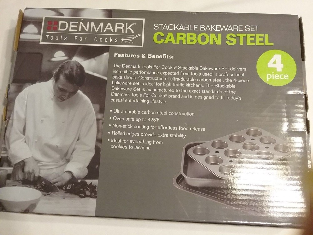 Denmark tools for Cooks stackable bakeware sets carbon steel set of 4