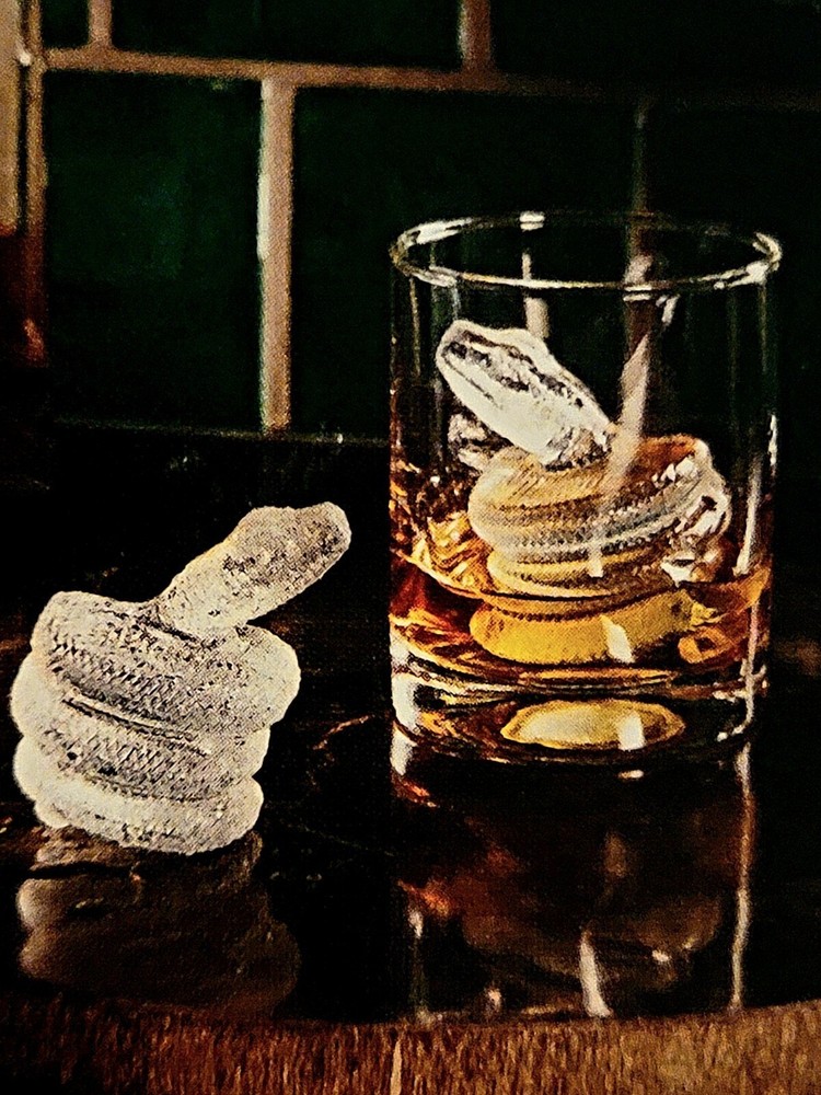 Threshold Silicone Snake Ice Cube Tray Flexible Non-Stick Mold