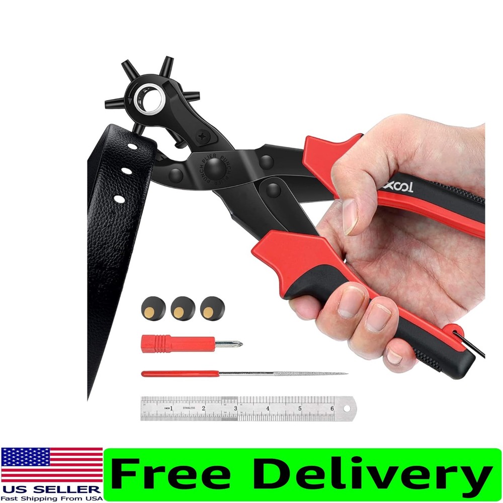 Multi-Function Revolving Punch Tool - Craft Kit with Easy Maintenance Features