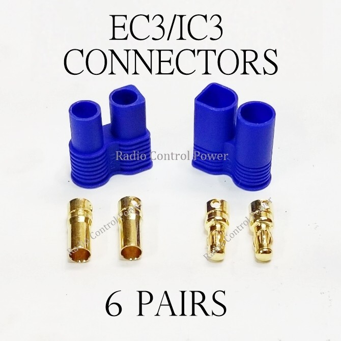 RCP Connectors EC3/IC3 CONNECTORS (6 PAIR)