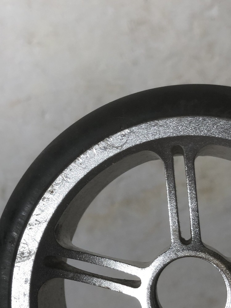 5” single Soft Rool Caster For Wheelchair