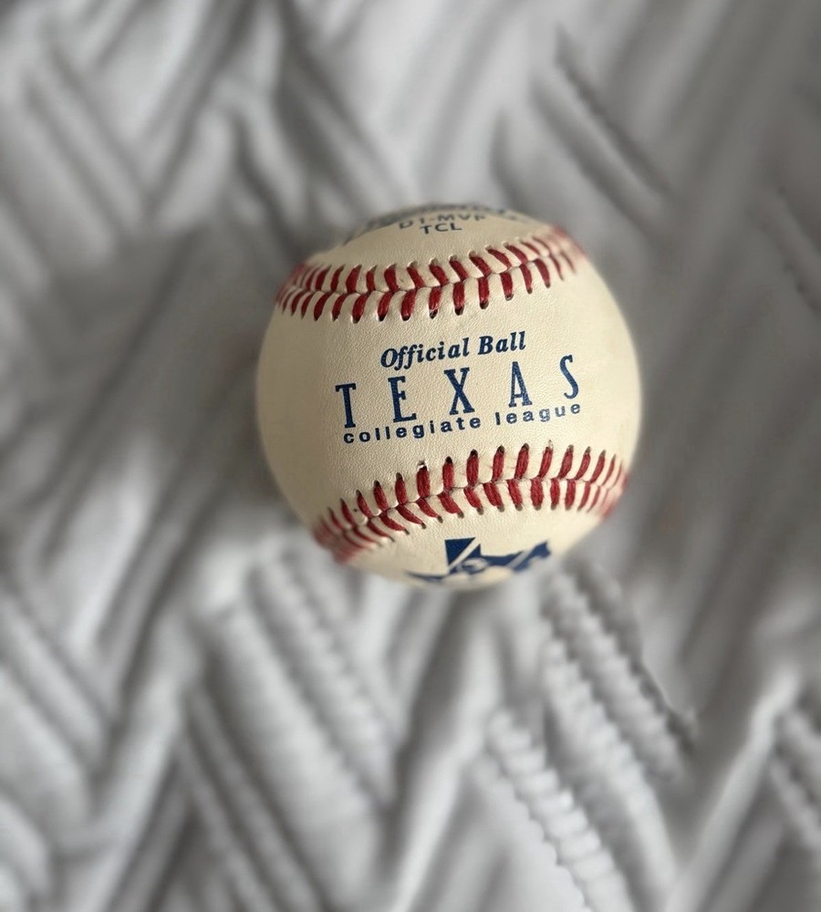 Signed baseball Texas Collegiate League signed unknown Player