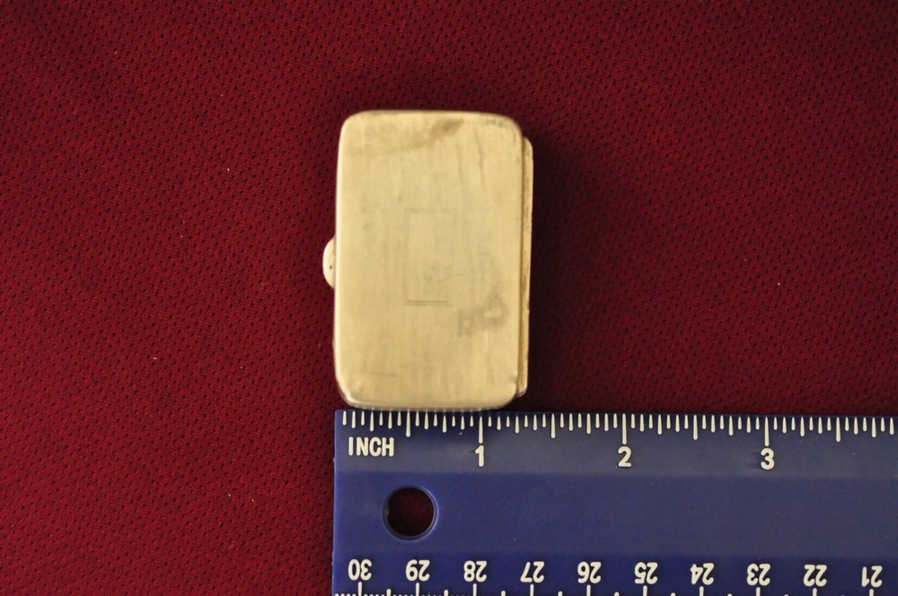 Vintage Webster Sterling Silver Pill Box – Rectangular 2" × 1.25" 30g No Monog.