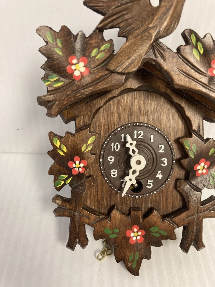 Black Forest Miniature Cockoo Clock 5.5x4”A2-35