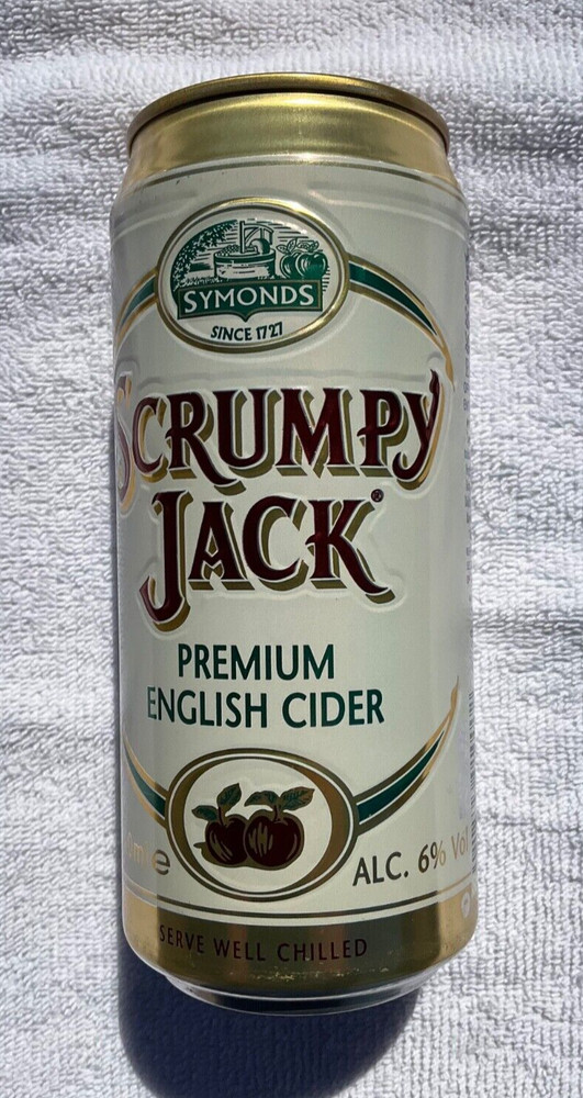 SYMONDS SCRUMPY JACK PREMIUM ENGLISH CIDER BEER CAN