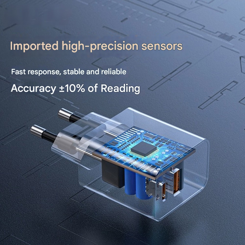 WCS Mini Vacuum Gauge, Digital Micron Tester for Refrigeration System