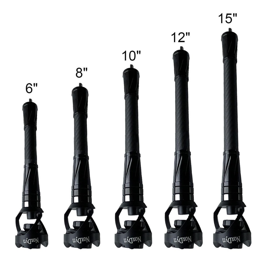 Bow stabilizer, Carbon Compound Bow stabilizer with Weighted Absorbers for En...