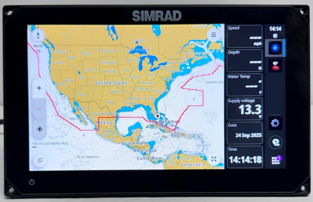 Simrad NSX 9 Chartplotter GPS | C-MAP MFD Display NXS 3009