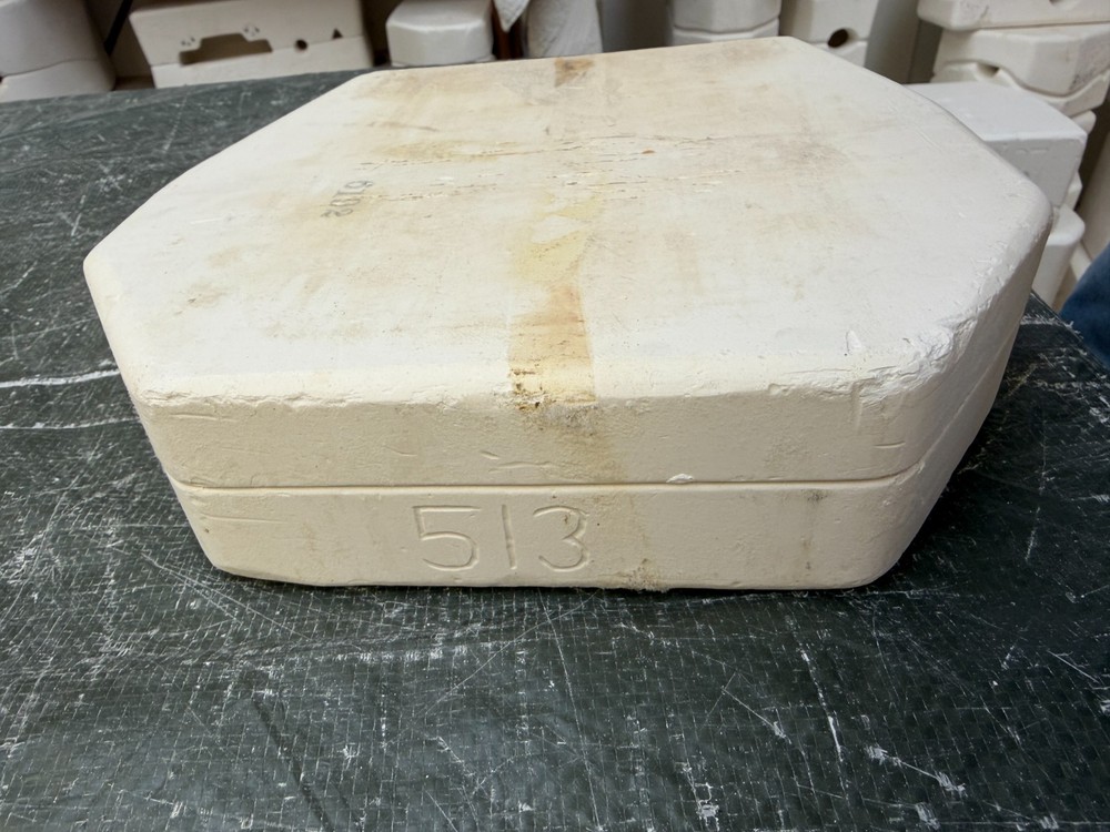 VINTAGE DUNCAN CERAMIC MOLD #DM-513 REVERSIBLE TILE