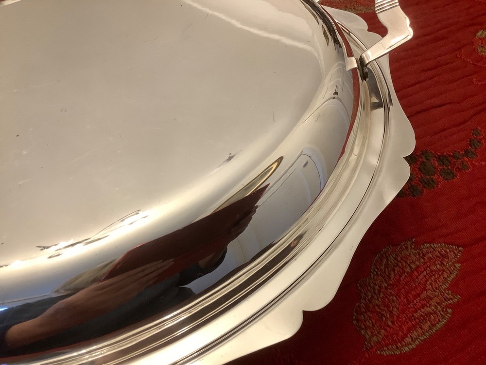 Vintage Yeoman Silver Plate Entree Serving Dish