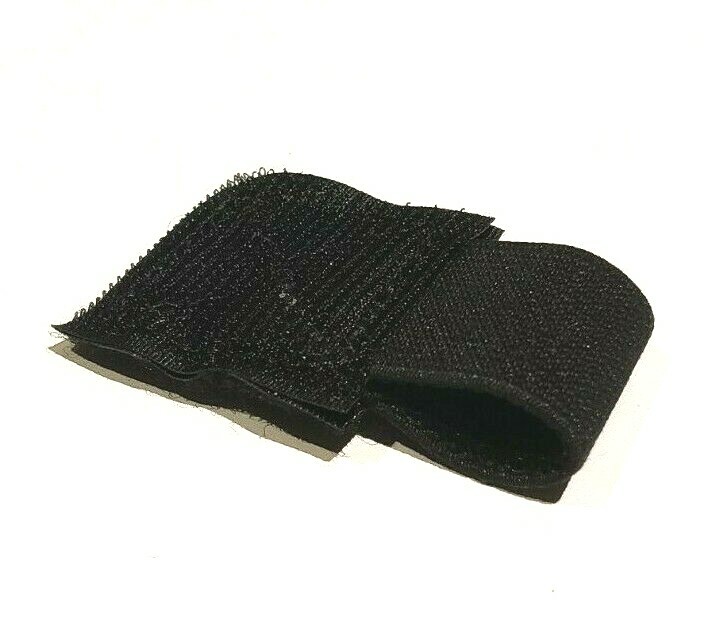 FirstSpear Cord & Tube Holder Black elastic hook loop square comm wire air water
