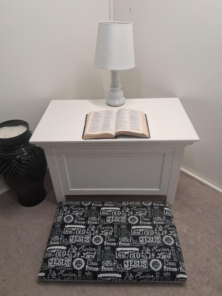 Prayer Altar Prayer Pad Cushion Knee Support Home Prayer Corner Setup
