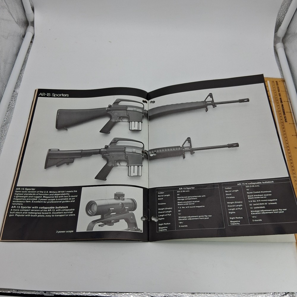 Vintage 1981 COLT FIREARMS 24 Page Catalog Dragoons Navy Python Army Diamondback