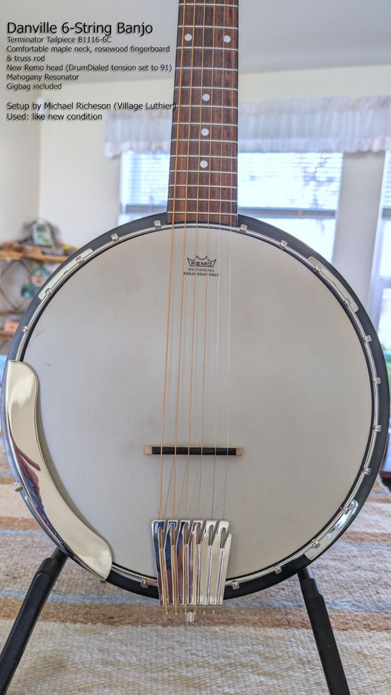 Danville 6-String Banjo