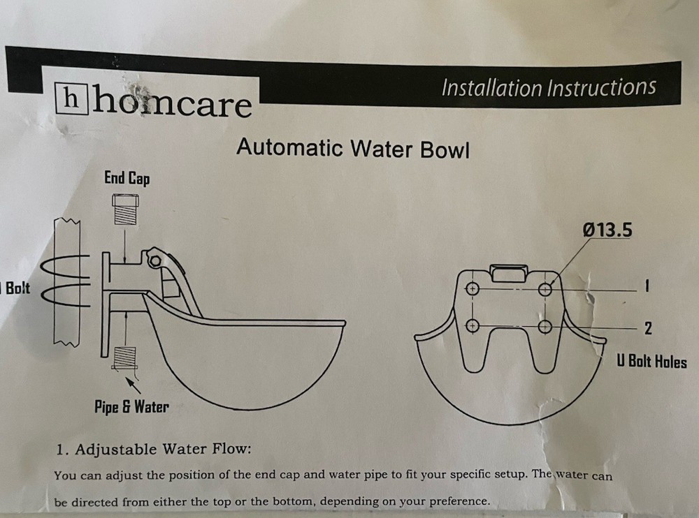 Automatic Livestock Waterer