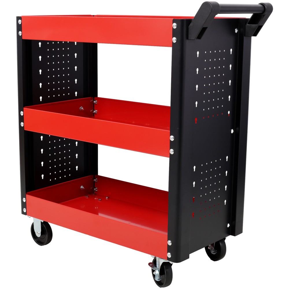 Tool Cart with Hooks Three-Tier