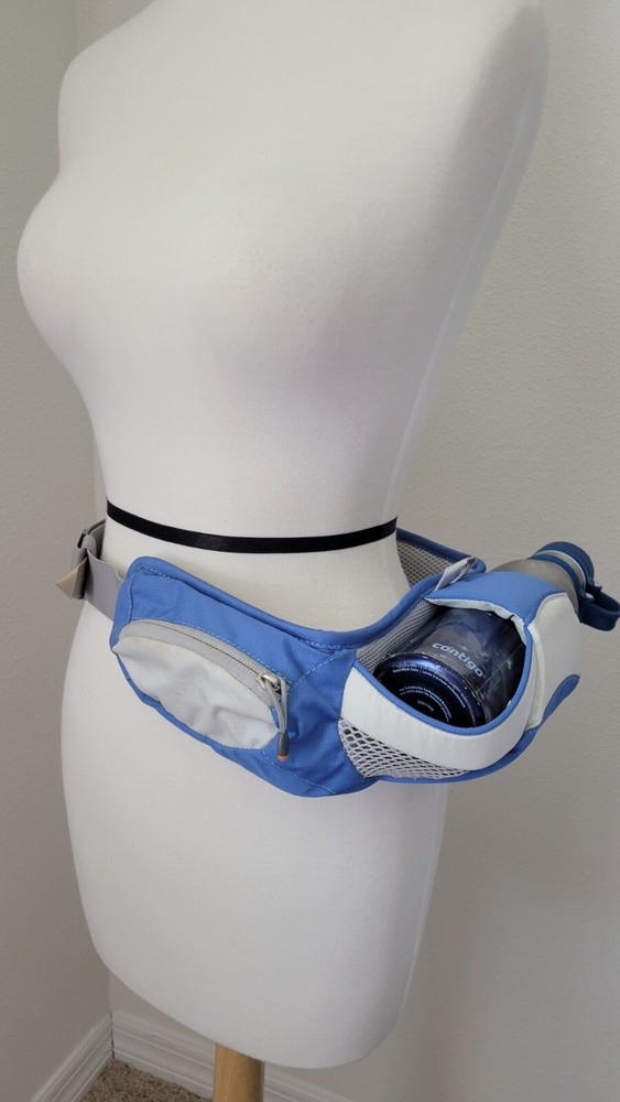 Nathan Running BELT blue WATER BOTTLE FOR ROLLERBLADERS