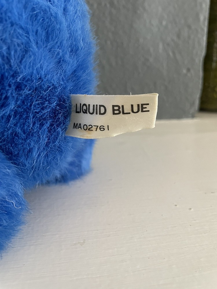 Vintage 1990 Grateful Dead Bear Plush Liquid Blue GDM
