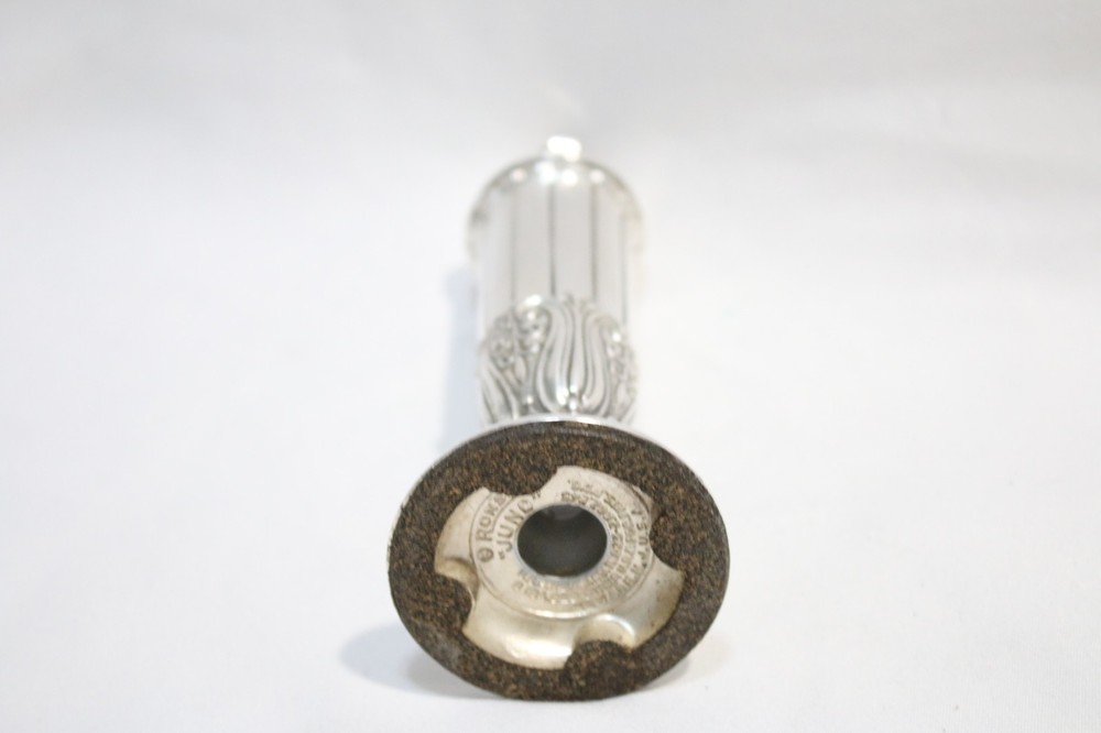 Vintage Silver Plate Ronson "JUNO " Table Lighter Working Condition