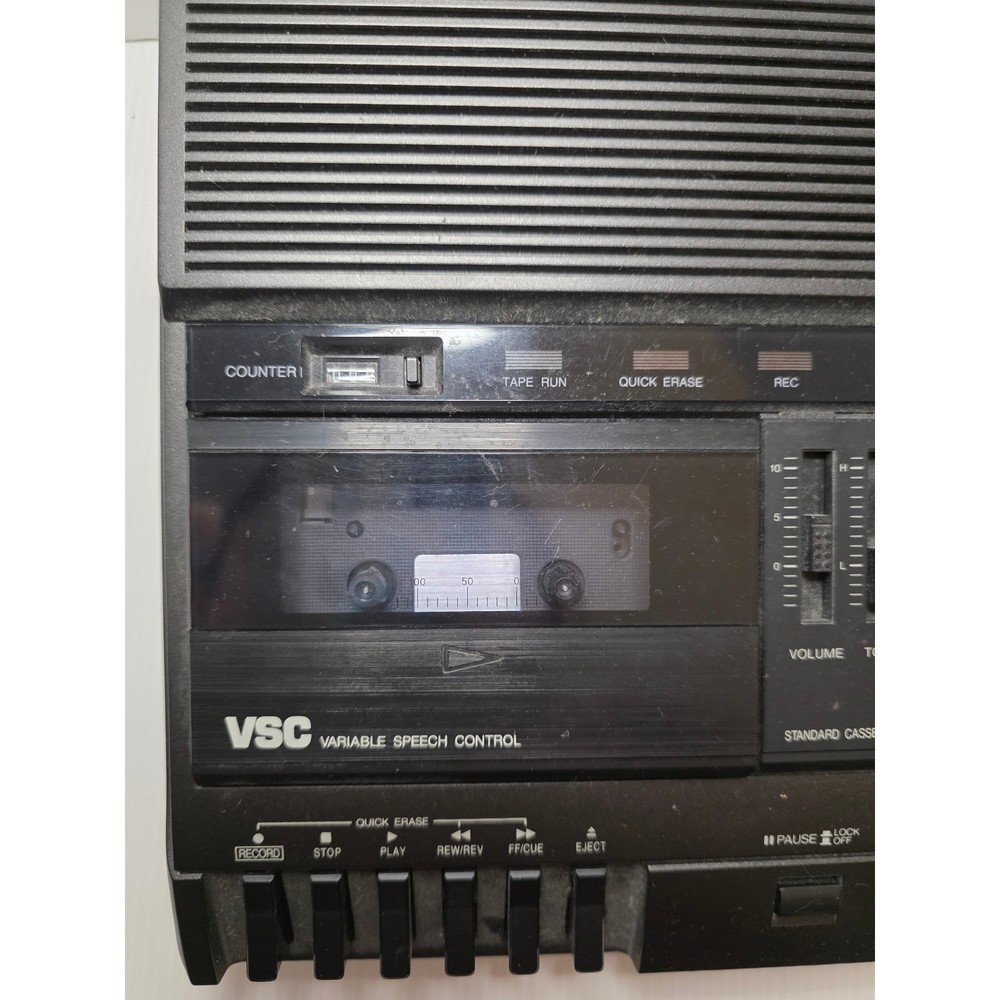 Panasonic RR-830 Cassette Transcriber Dictation Machine VSC Variable Speech