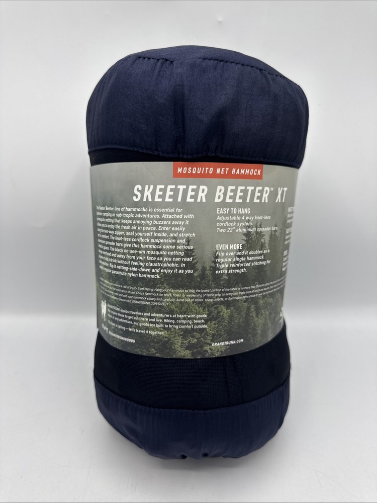 Grand Trunk Skeeter Beeter XT Hammock - Blue