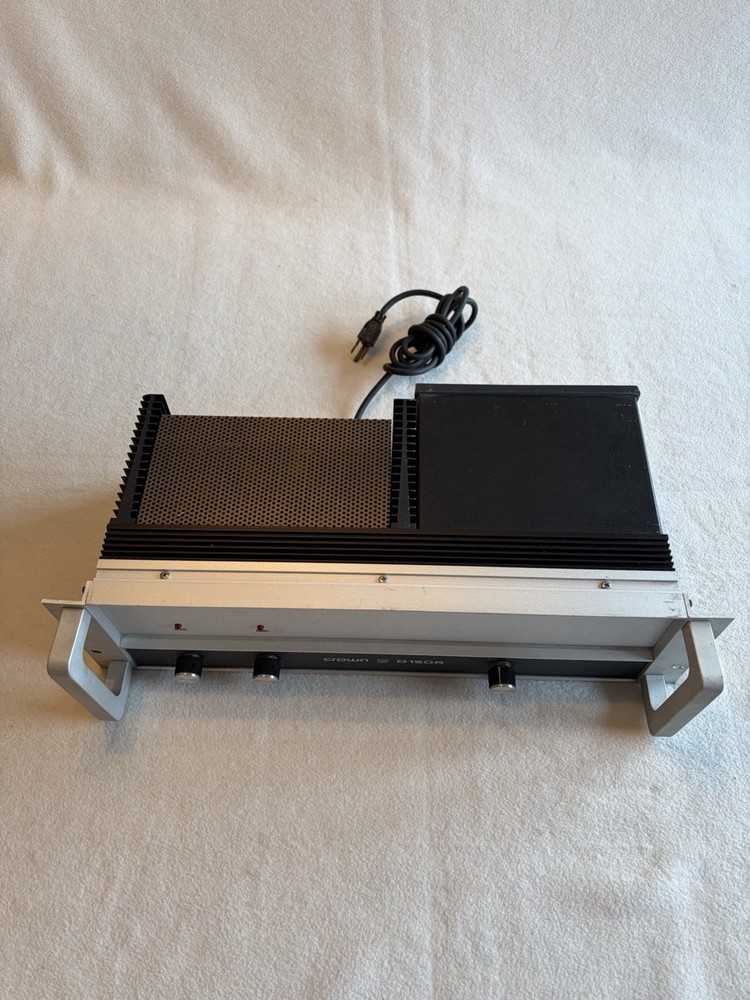 Crown D150A Stereo Power Amplifier/Rack Handles Excellent Working! (Unit #2)