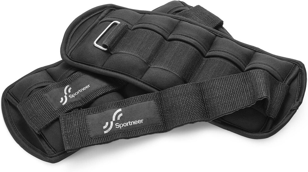 Comfort Fit Adjustable Ankle Weights 1-10 lbs for Enhanced Training Flexibility
