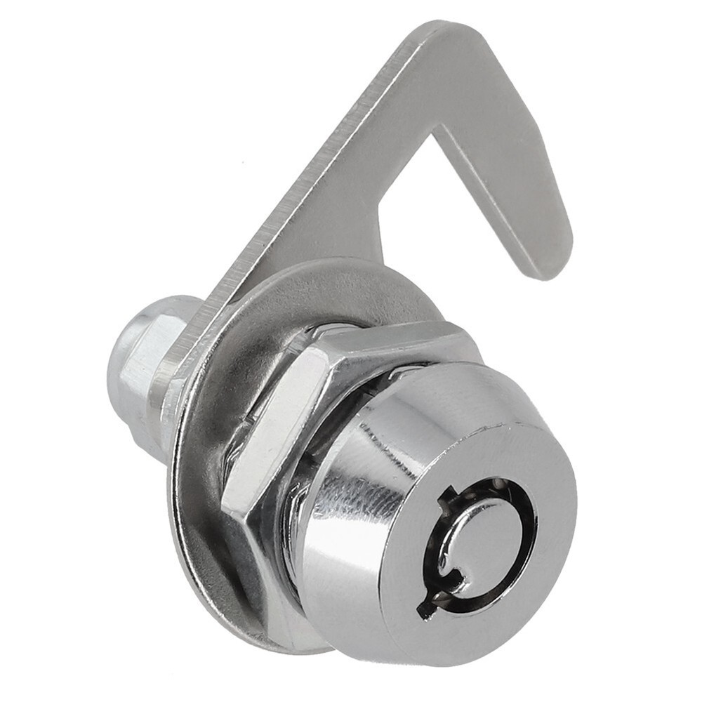 Secure and Reliable Chrome Finish Camlock with Keys Tool Box Replacement Lock