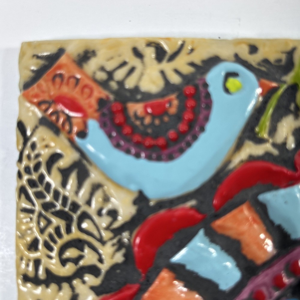 Ceramic Tile Named “Peace” Made By Romy And Clair EUC