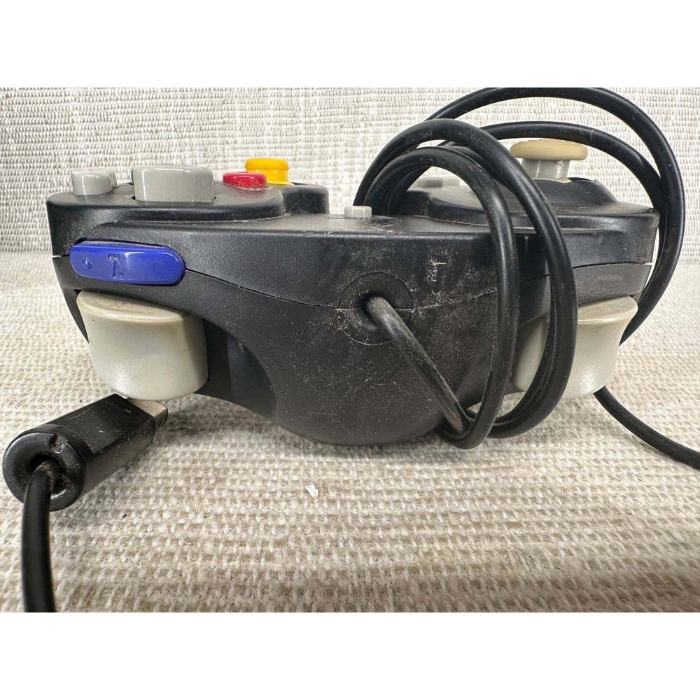 Nintendo GameCube DOL-001 Jet Black Console Bundle with Controller & Power 17-2