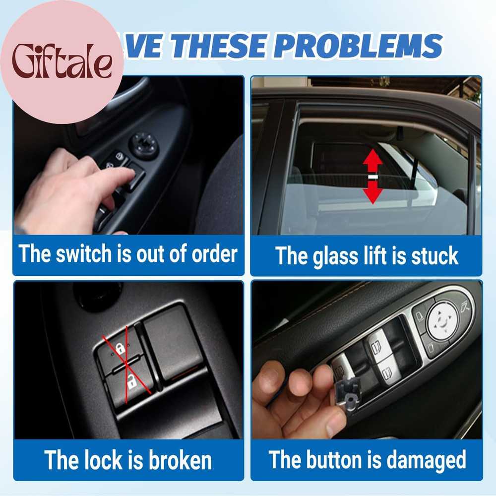 Power Window Switch Control Button Front Rear Passenger Side Compatible with 199