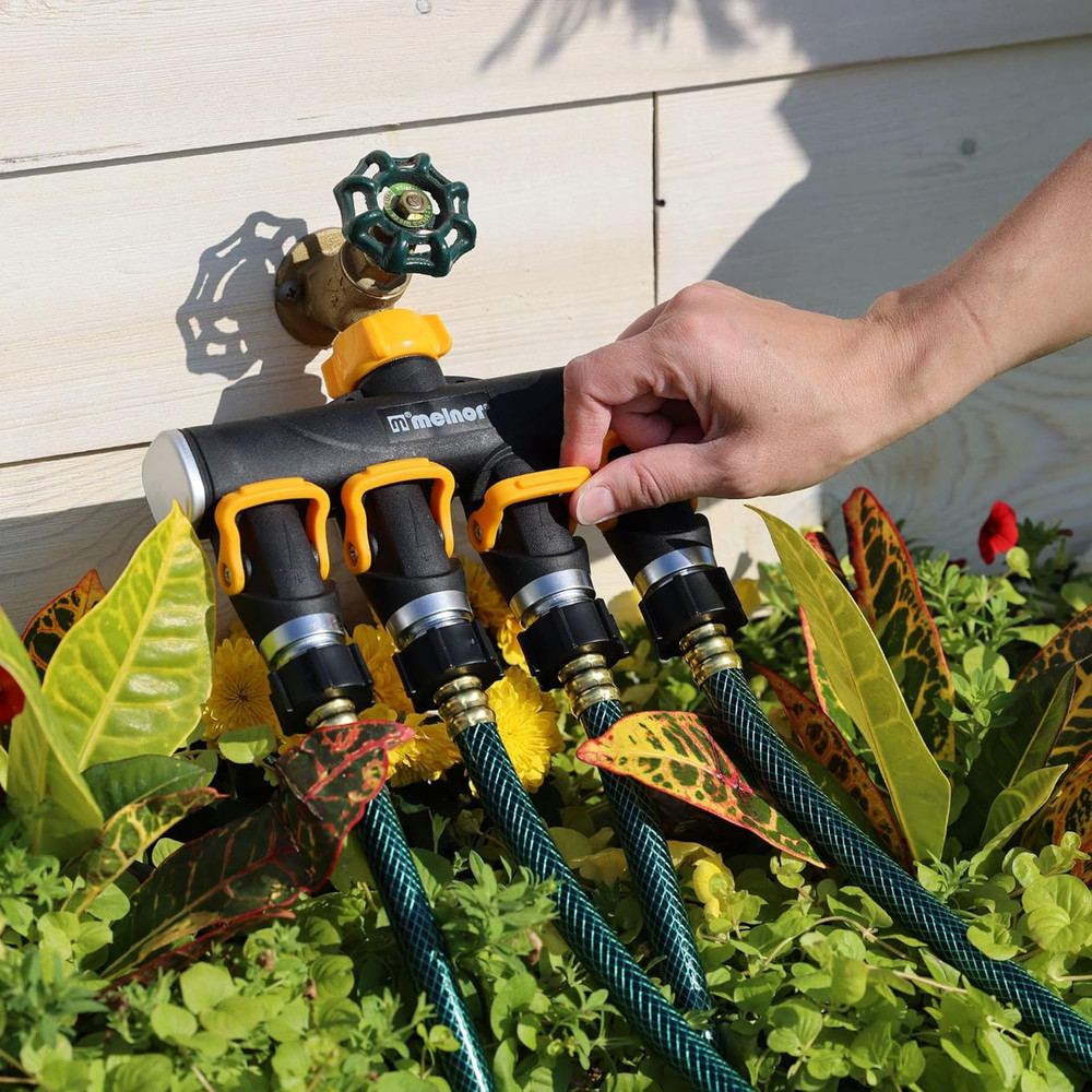 4 Way Lever Flow through Valve Connector Bundle