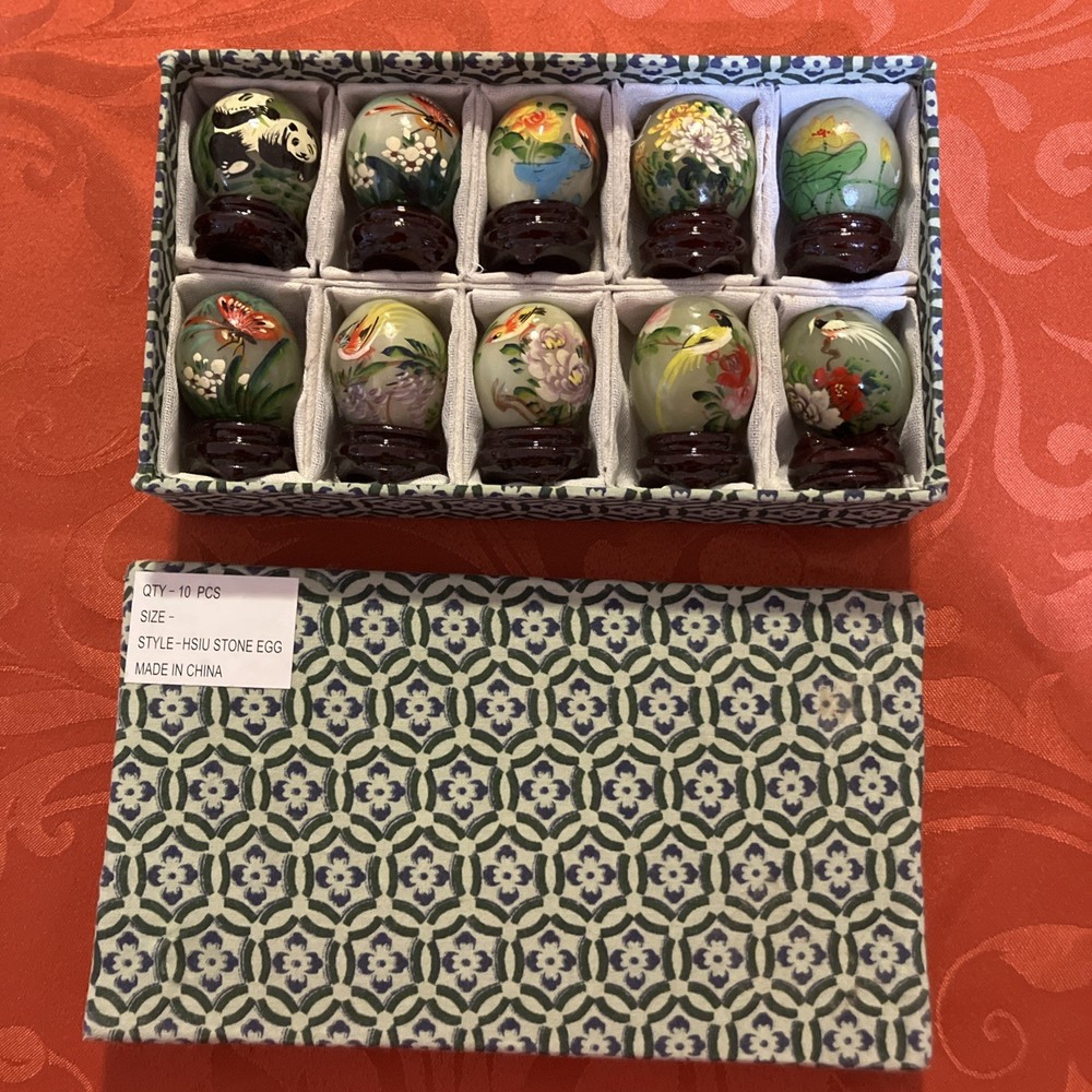 10 Pc Hsiu Stone Eggs