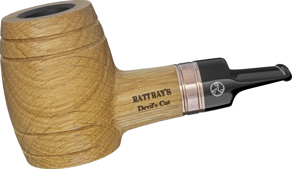 RATTRAY'S DEVIL'S CUT G SMOOTH 9MM OAK PIPE / NEW CARBON INSERT - HEATPROOF