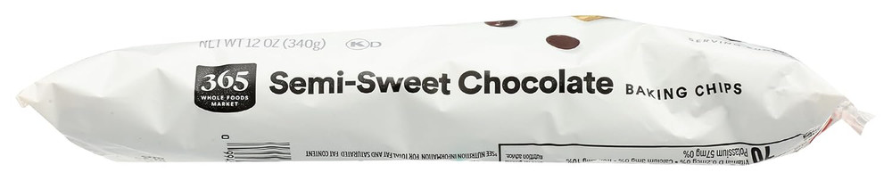 , Semi-Sweet Chocolate Baking Chips, 12 Ounce