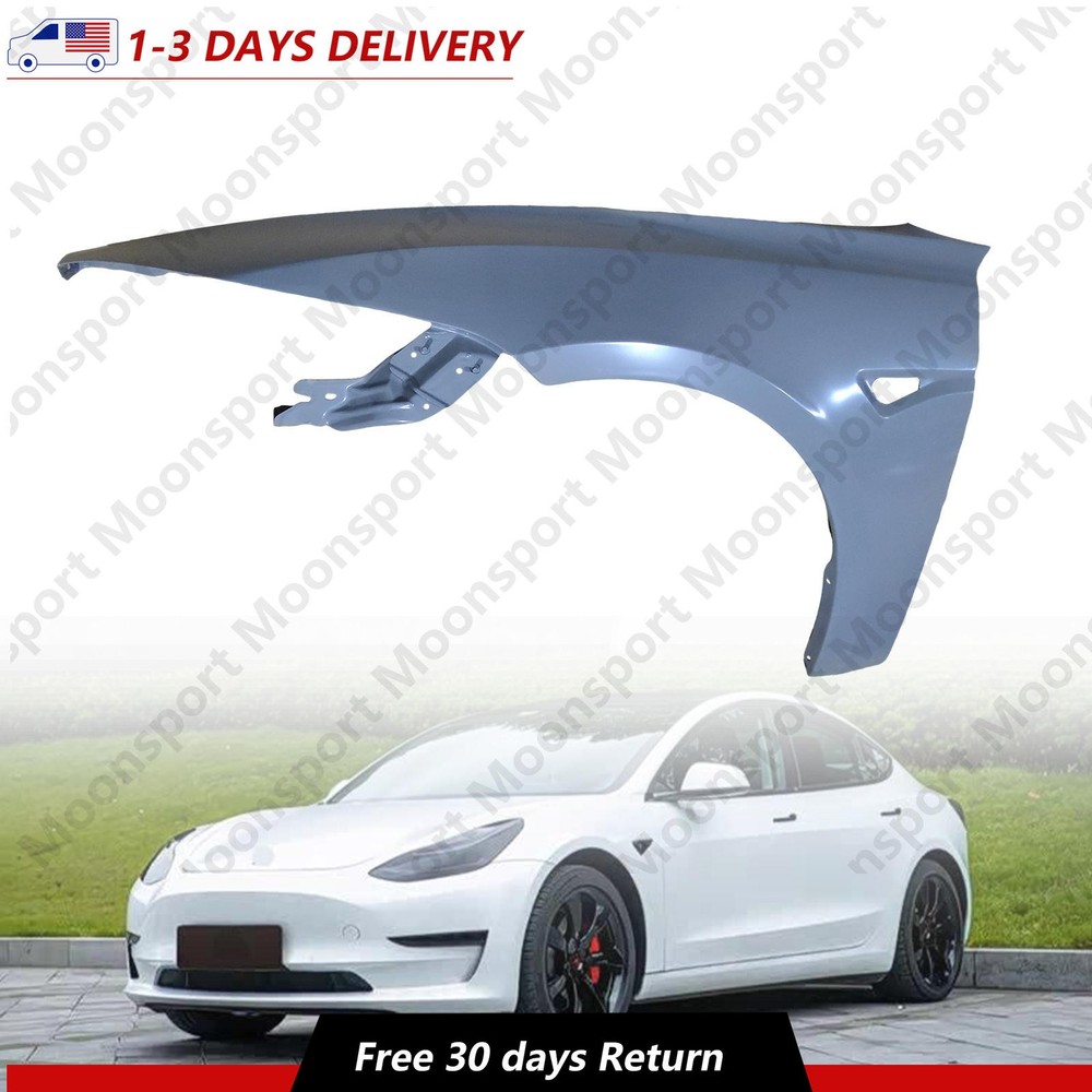 Front Fender Driver Side LH For 2024-2025 Tesla Model 3 Left