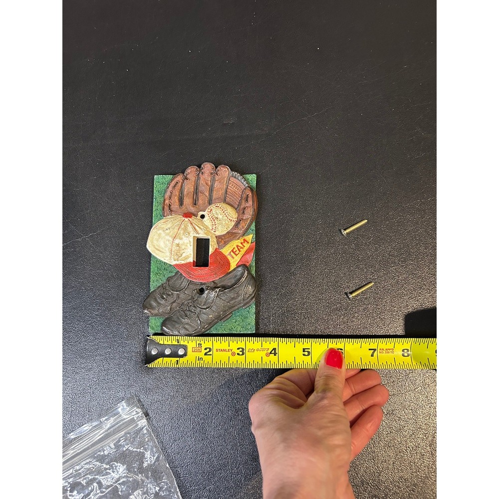 Vintage Baseball Switchplate