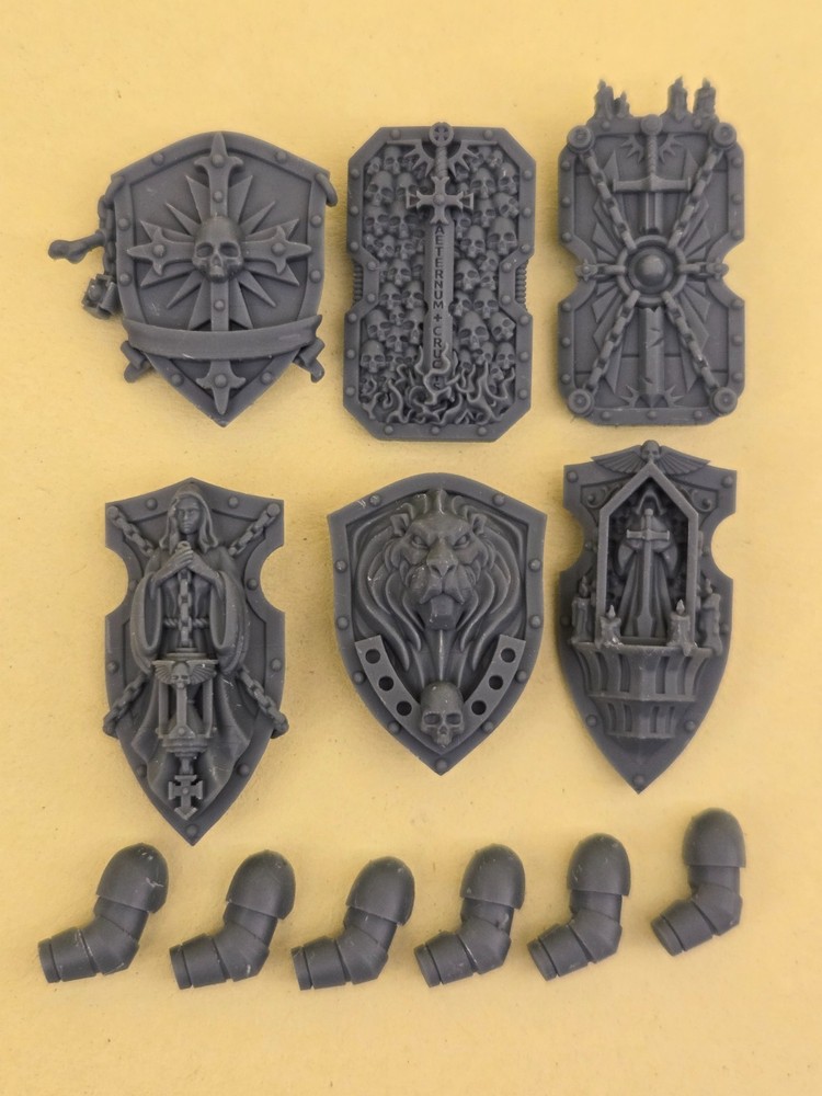 Dark Angels Shields x 5 - MULTILISTING - Greytide Studio - Eternal Pilgrims