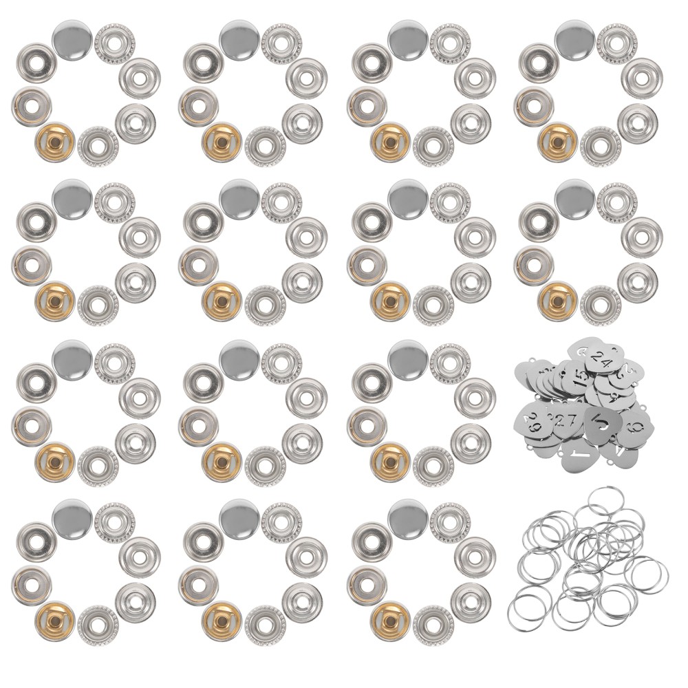 Handmade Bag Snaps Fasteners for Crafts Buttons Projects