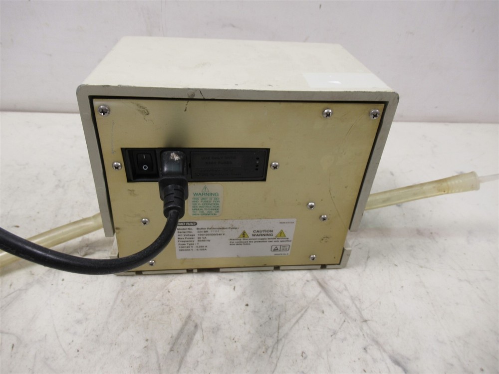 Bio-Rad Variable Speed Pump Buffer Recirculation Pump Laboratory Device 224BR