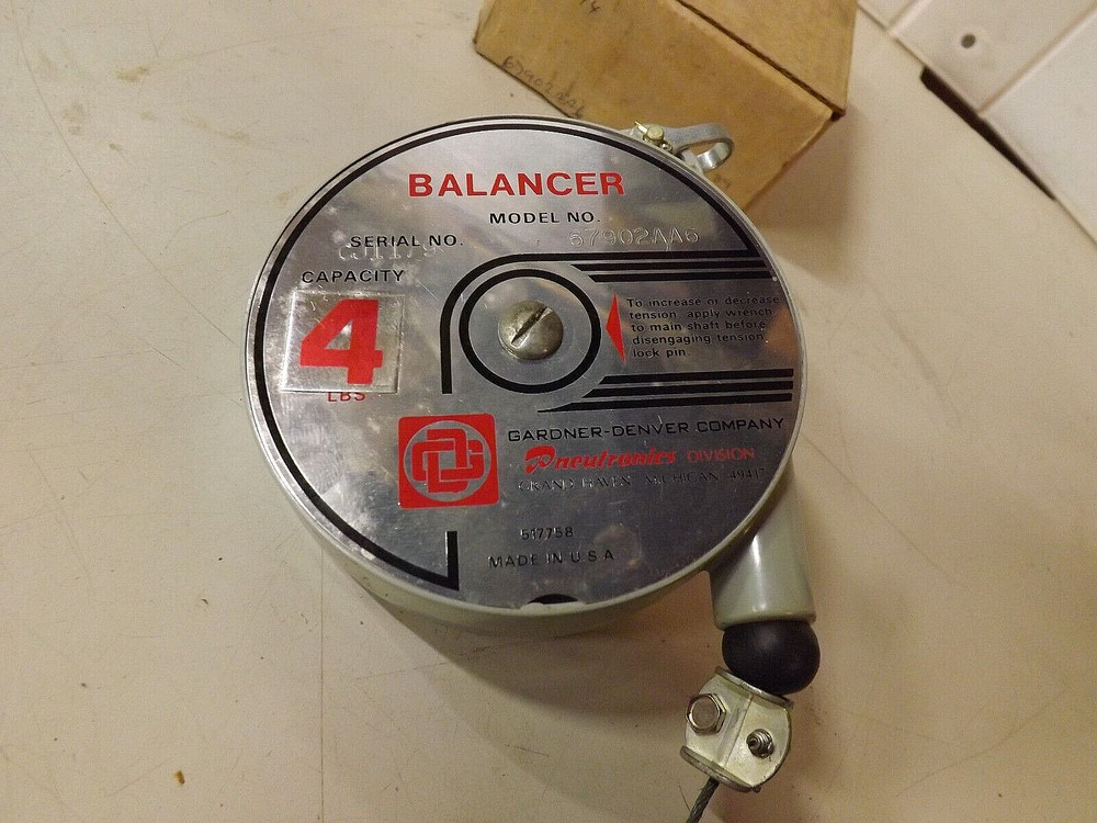 GARDNER-DENVER 65B Series Balancer 4 lb. Capacity Model 67902AA6