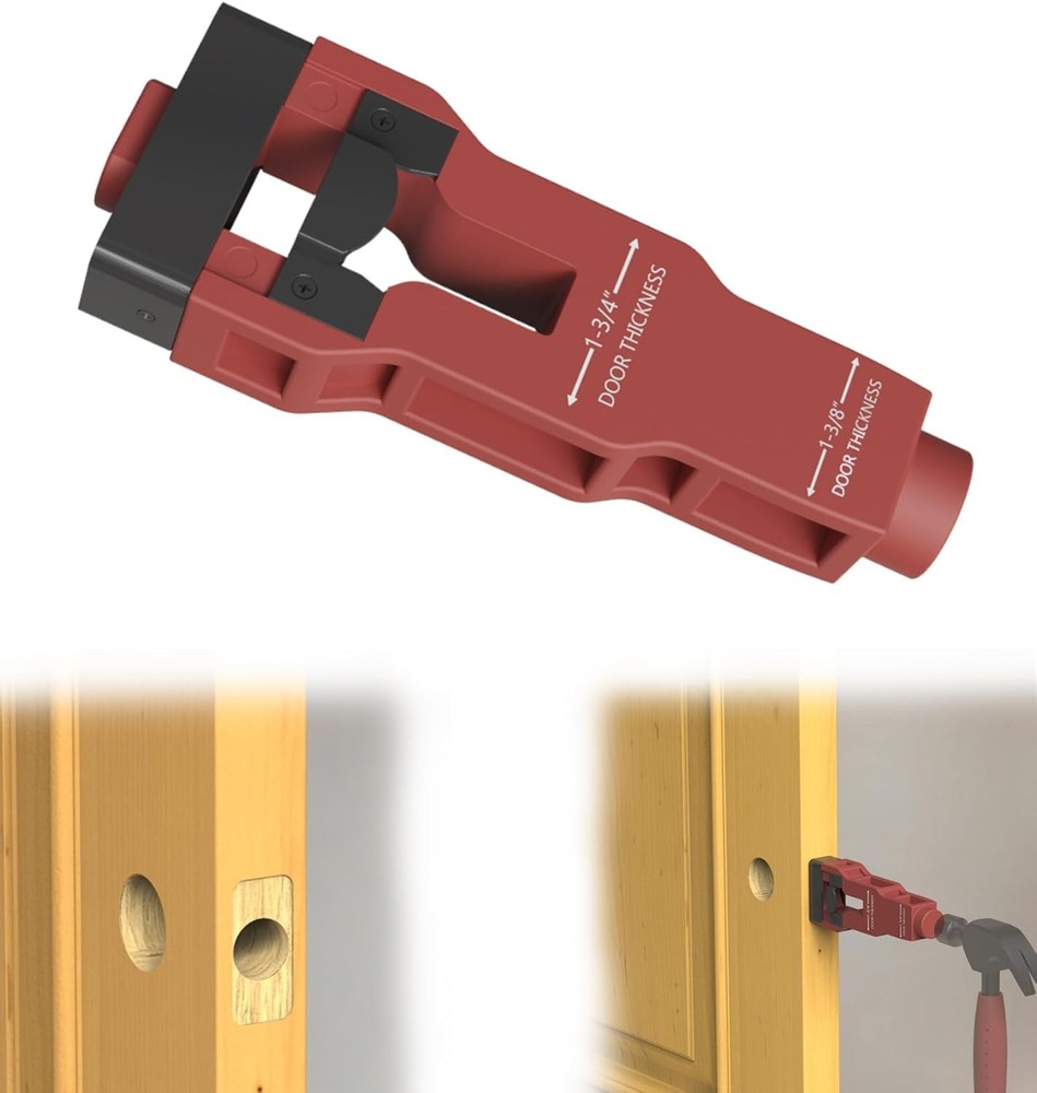 Door Latch Mortise Tool, Installation Kit Help Remove Material to...