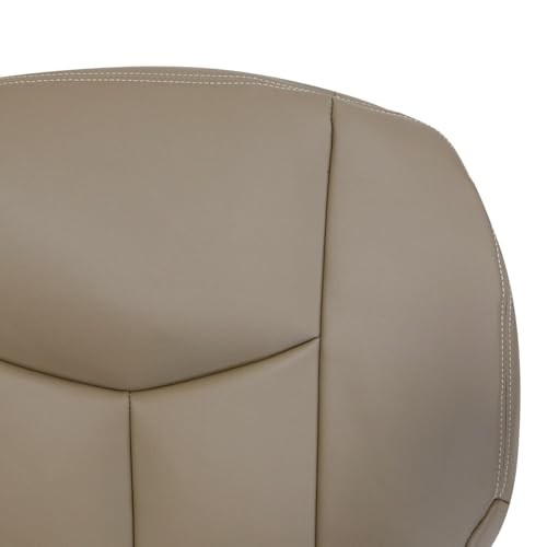 Front Driver Side Bottom Replacement Leather Seat Cover Medium Neutral Tan