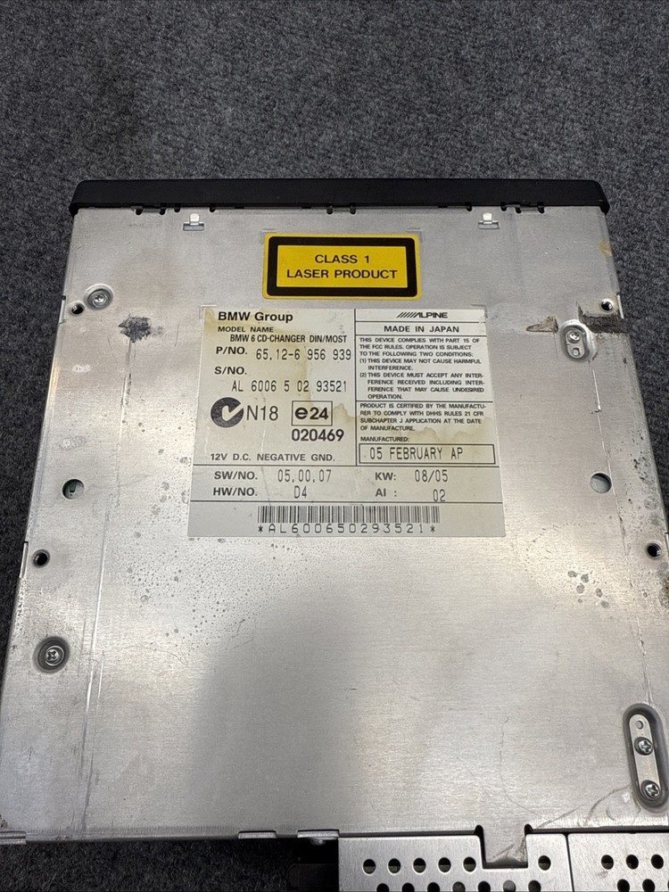 BMW E60 E61 E63 E64 6-DISC Caricatore CD 6956939