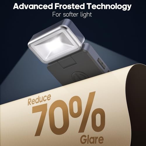 Reading Light, Book Light for Reading in Bed, USB Rechargeable Book Navy