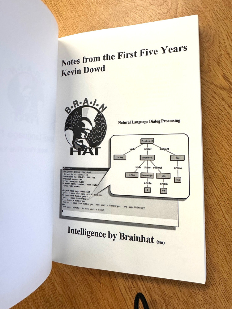 Brainhat Natural Language Processing Notes, First Five Years