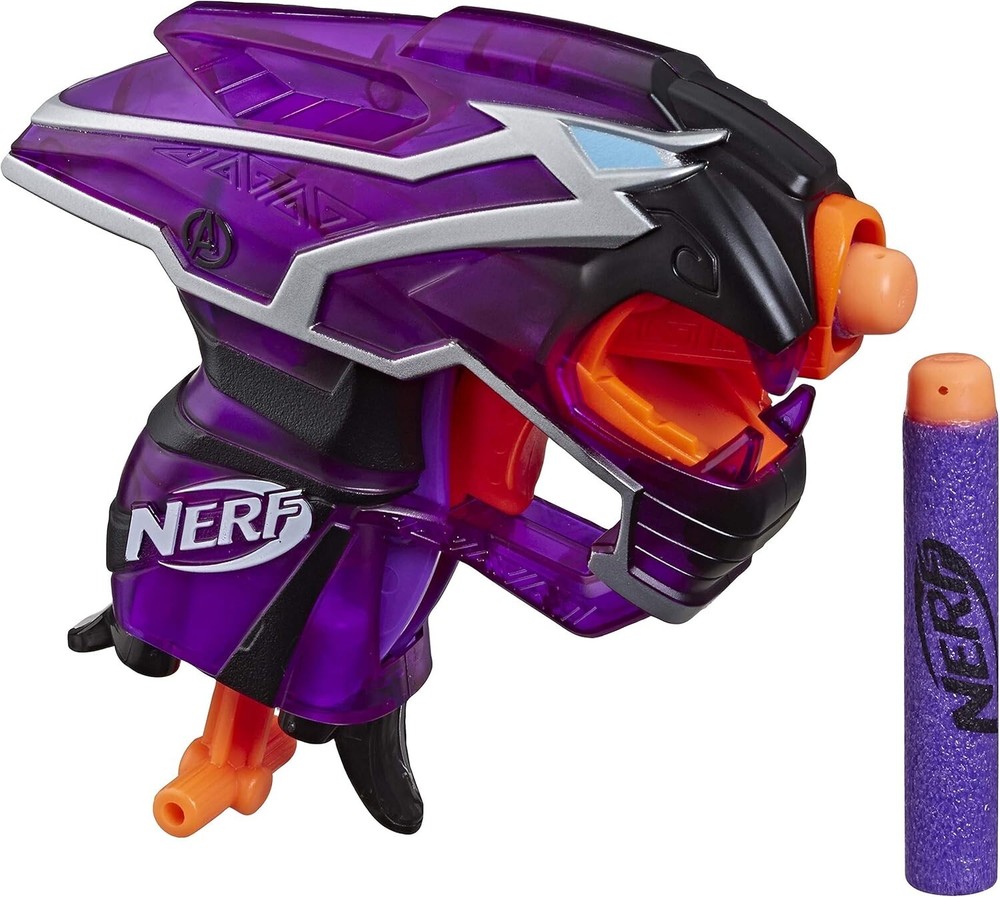 Nerf Microshots Marvel Black Panther Blaster – New Condition