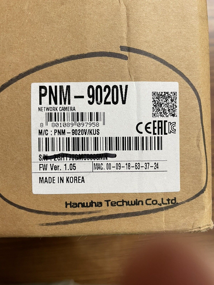 Hanwha Techwin - Wisenet 7.3MP Multi-sensor Dome Camera, PNM-9020V