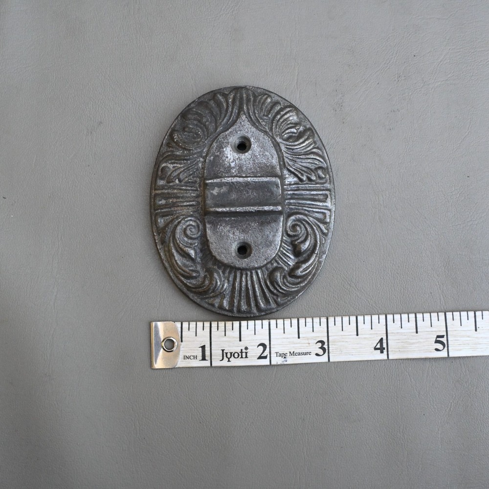 Vintage Victorian Style large heavy cast Iron door gate handle pull knocker