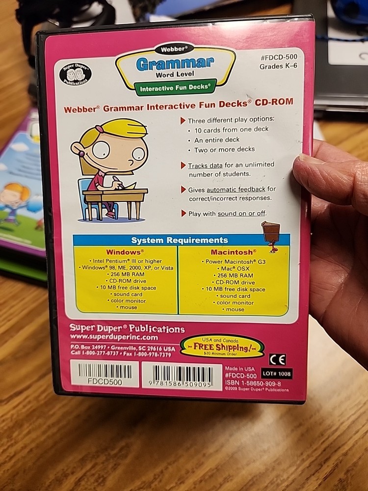 4 Super Duper - Webber WH Questions & GRAMMAR CD-ROM